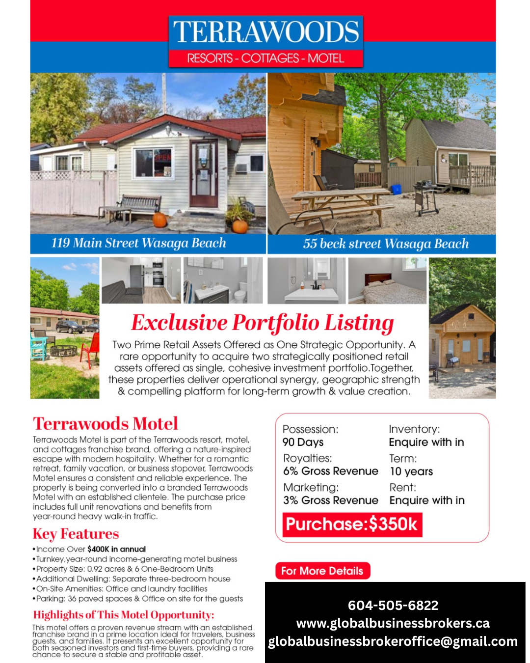 TWO LOCATIONS. ONE STRATEGIC INVESTMENT. UNMATCHED OPPORTUNITY.